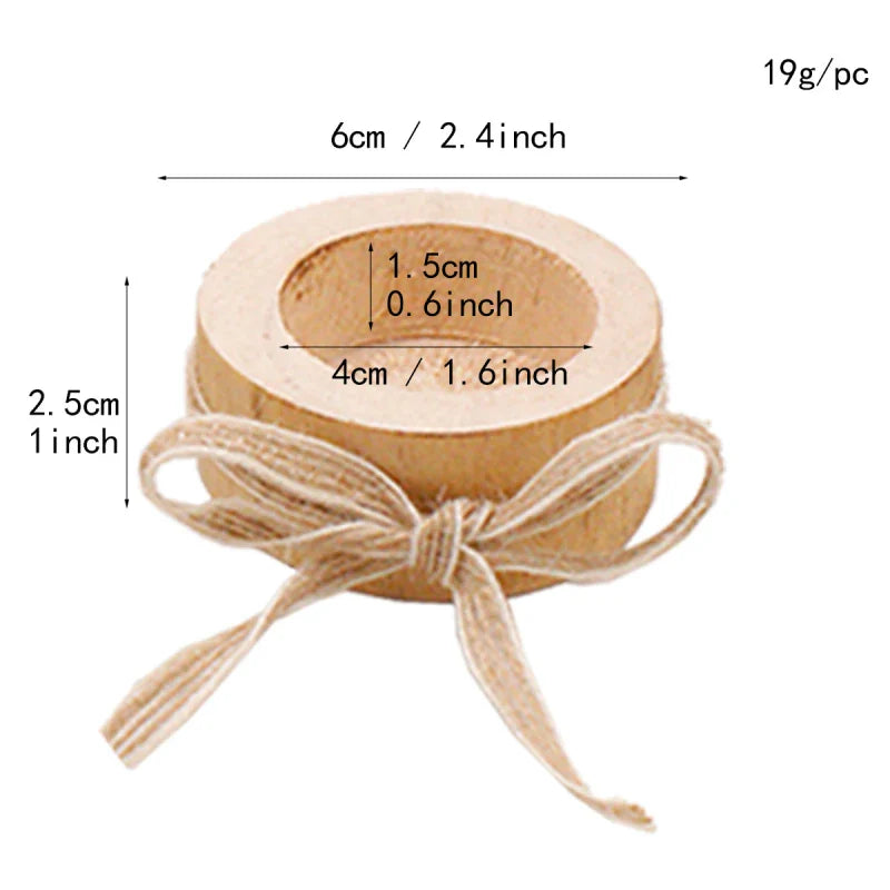BowLift | Wood Candle Holders