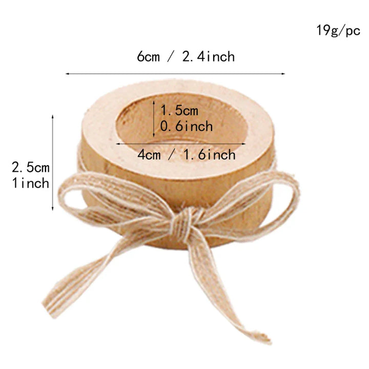BowLift | Wood Candle Holders
