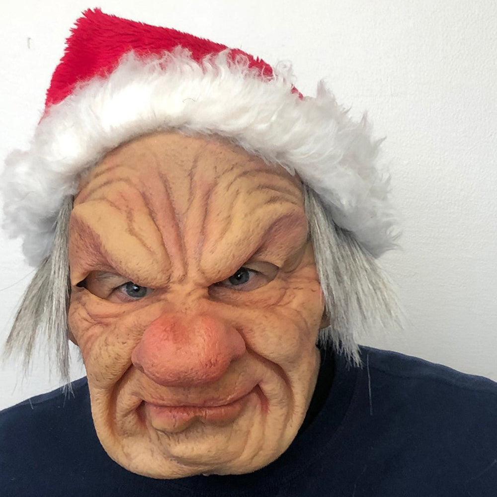 Realistic Old Man Mask – Halloween and Cosplay Latex Mask with Movable Mouth | Bowlift