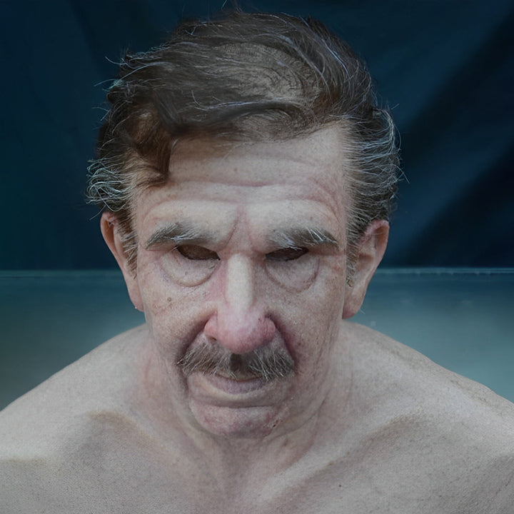 Realistic Old Man Mask – Halloween and Cosplay Latex Mask with Movable Mouth | Bowlift