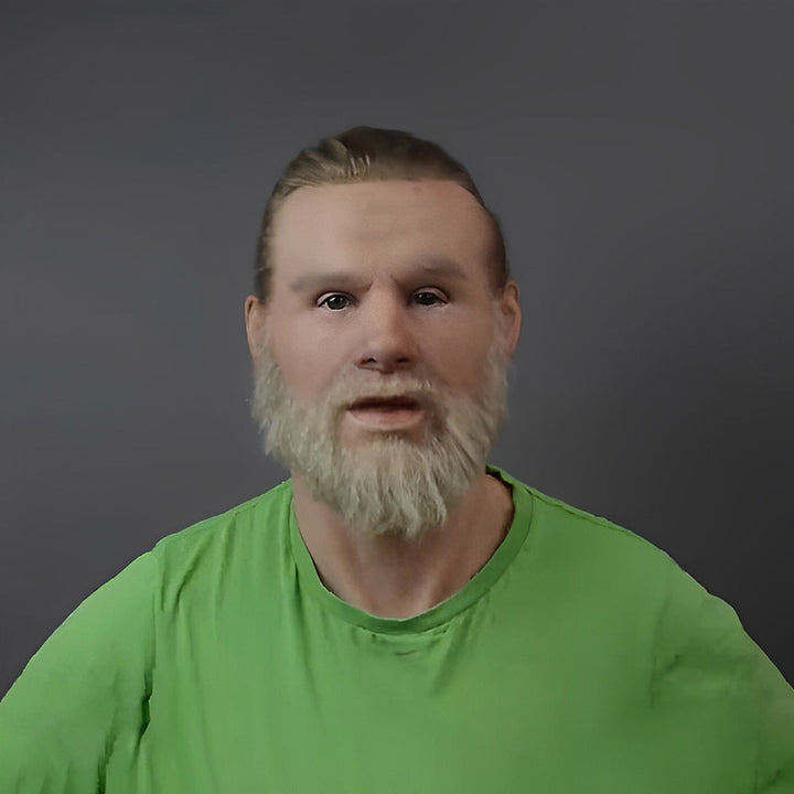 Realistic Old Man Mask – Halloween and Cosplay Latex Mask with Movable Mouth | Bowlift