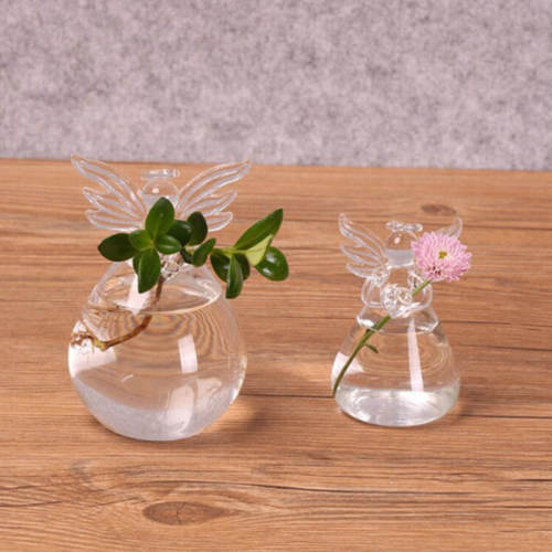 BowLift | Angel Time Transparent Glass Vase