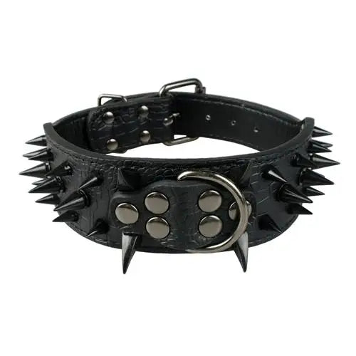 Dog collar with studs for large dogs Bowlift