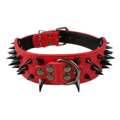 Dog collar with studs for large dogs Bowlift