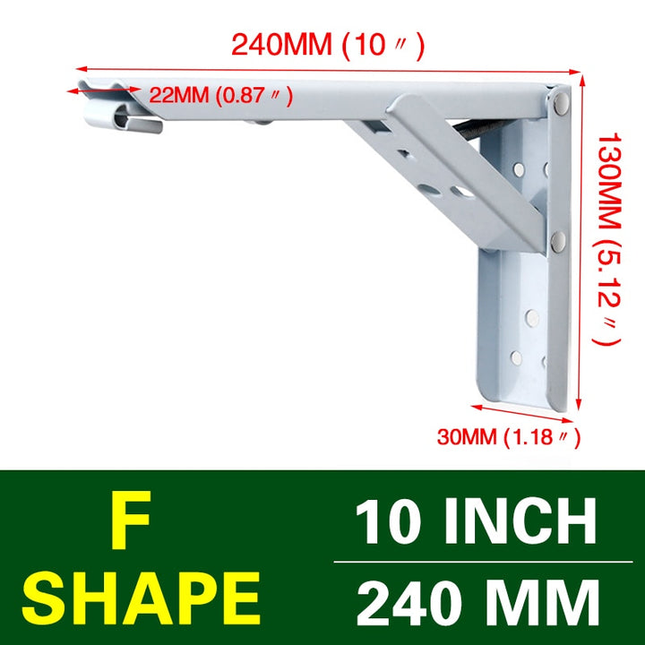 BowLift | Wall-Mounted Foldable Shelf Organizer Bracket