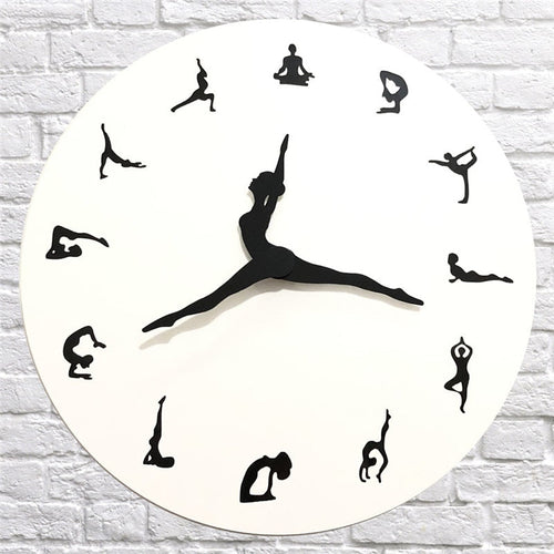 BowLift | Yoga Time Decorative Wall Clock