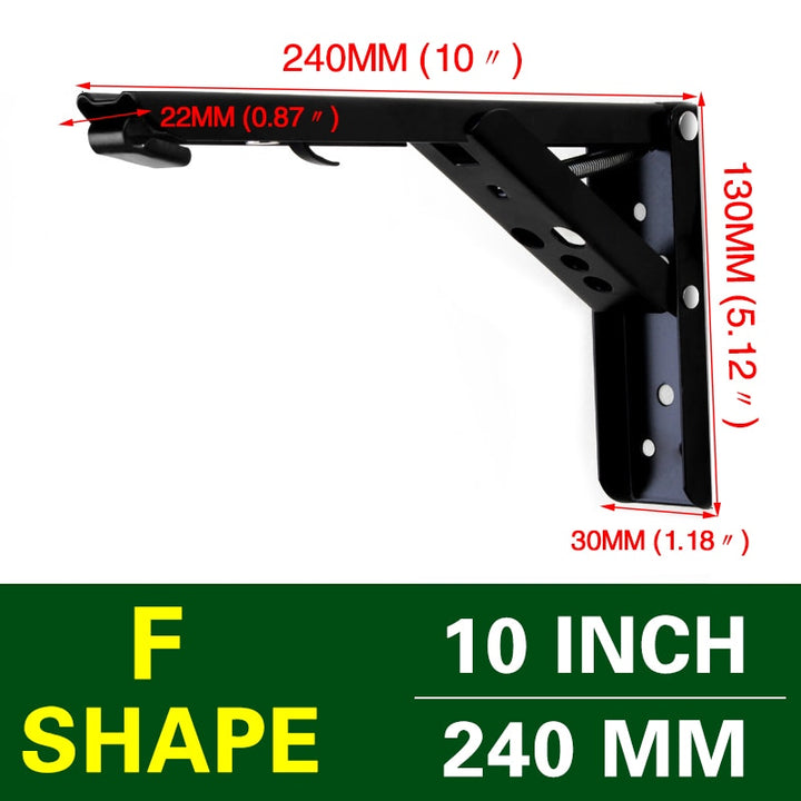 BowLift | Wall-Mounted Foldable Shelf Organizer Bracket