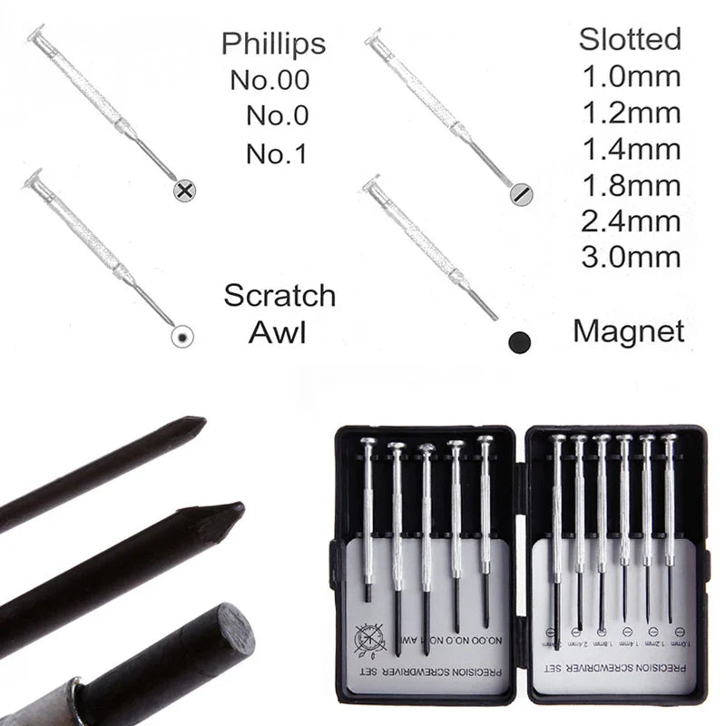 BowLift | 11-Piece Micro Precision Screwdriver Set with Carrying Case – Craftix