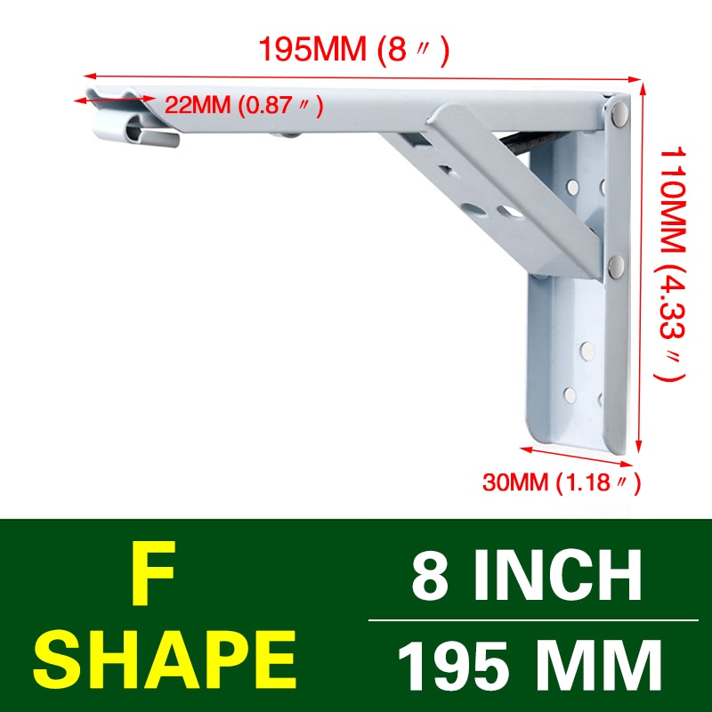 BowLift | Wall-Mounted Foldable Shelf Organizer Bracket