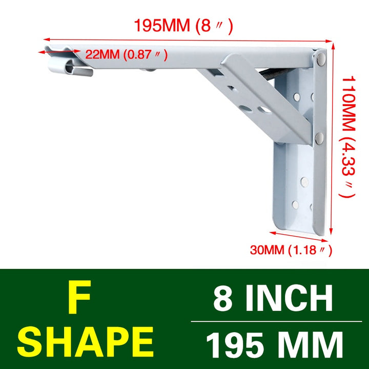 BowLift | Wall-Mounted Foldable Shelf Organizer Bracket