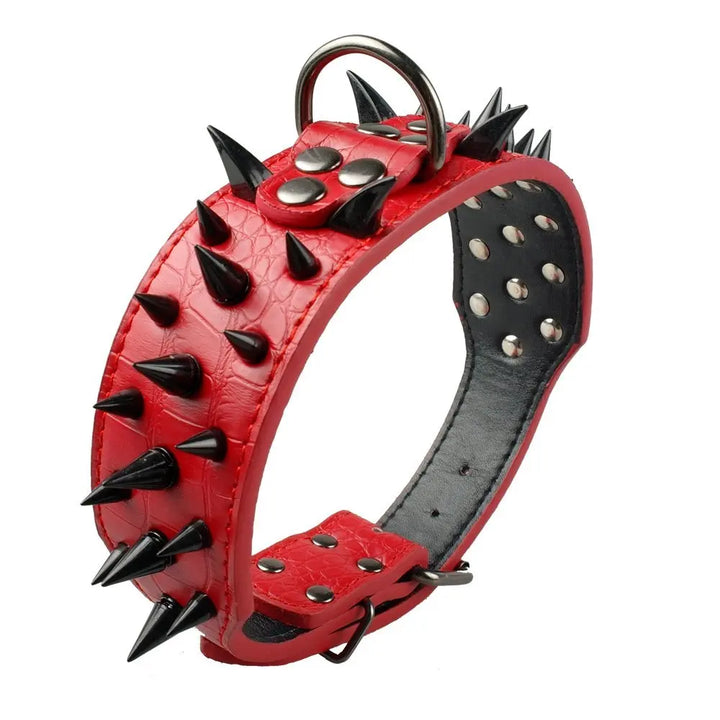 Dog collar with studs for large dogs Bowlift