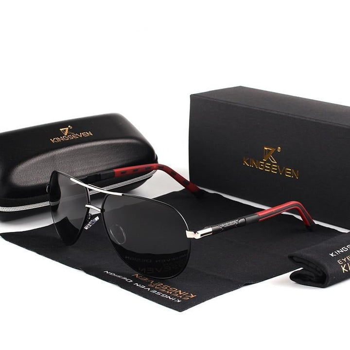 BowLift | Men's Vintage Aluminum Polarized Sunglasses