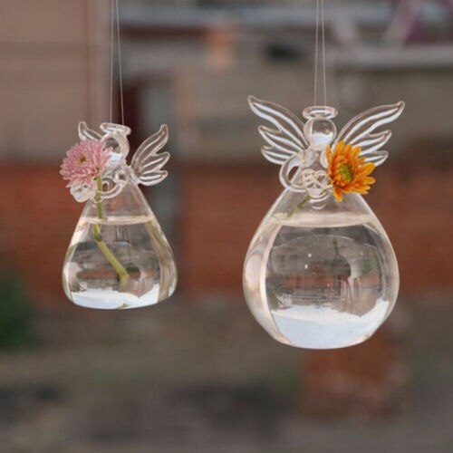 BowLift | Angel Time Transparent Glass Vase