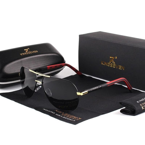 BowLift | Men's Vintage Aluminum Polarized Sunglasses