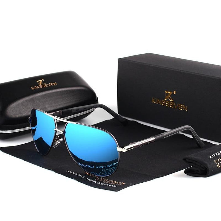 BowLift | Men's Vintage Aluminum Polarized Sunglasses