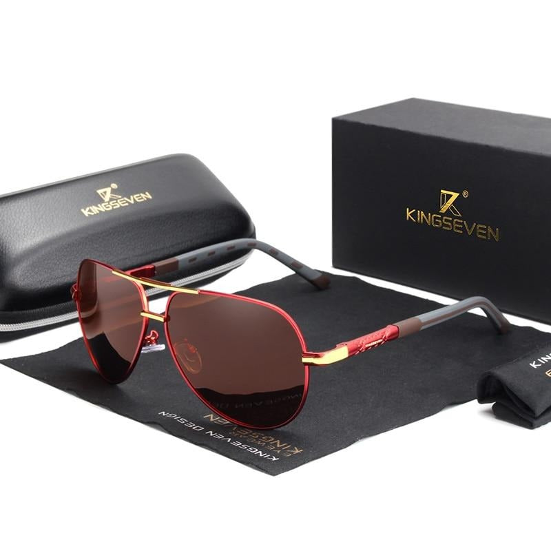BowLift | Men's Vintage Aluminum Polarized Sunglasses