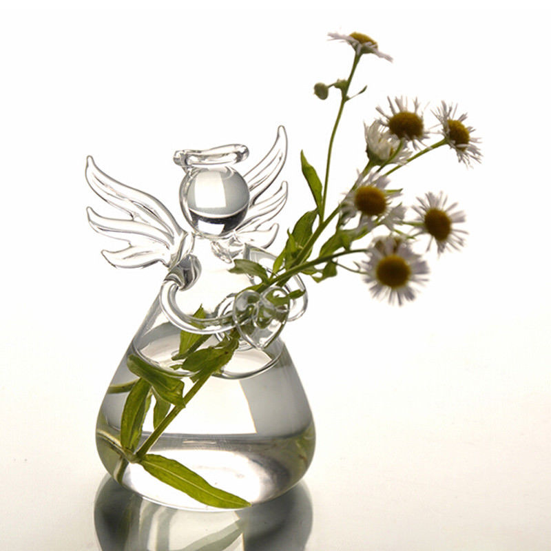 BowLift | Angel Time Transparent Glass Vase