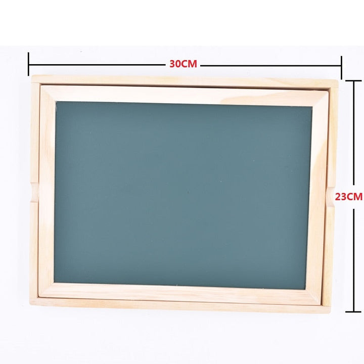 DrawPlay Board - Creative Wooden Magnetic Blackboard Bowlift