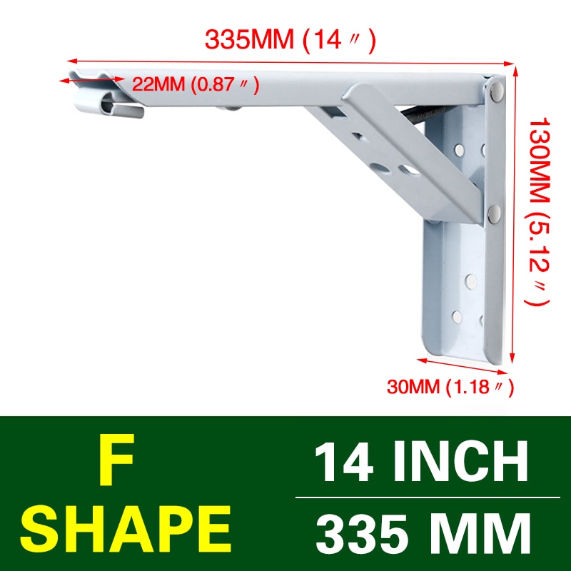 BowLift | Wall-Mounted Foldable Shelf Organizer Bracket