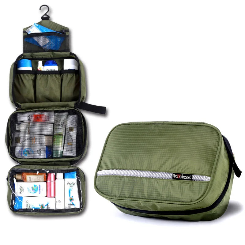 BowLift | Travelior MaxPack Large Waterproof Toiletry Bag for Men and Women with Spacious Storage