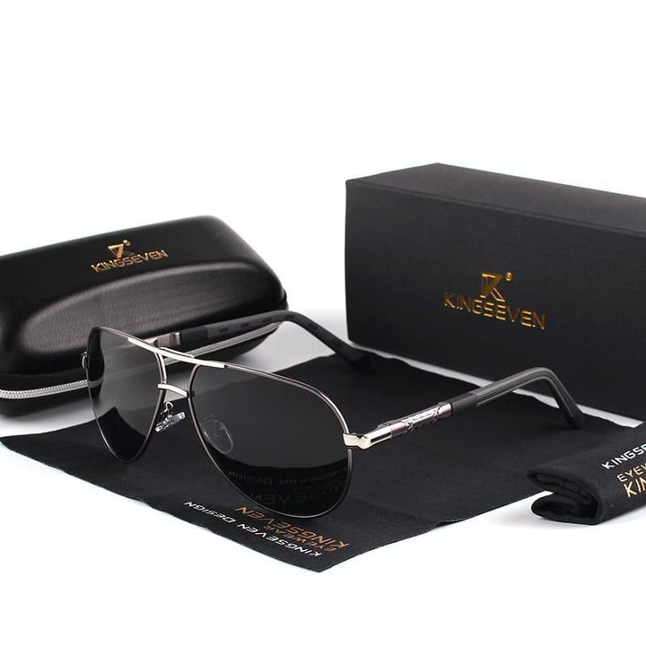BowLift | Men's Vintage Aluminum Polarized Sunglasses