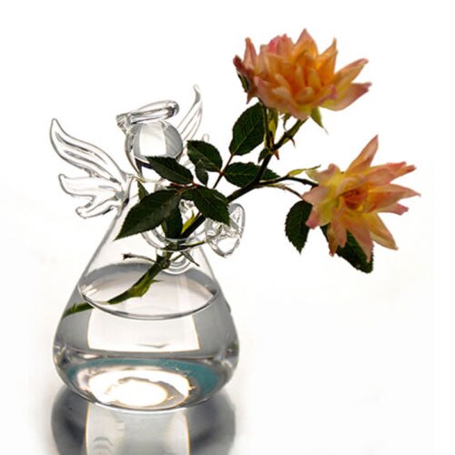 BowLift | Angel Time Transparent Glass Vase