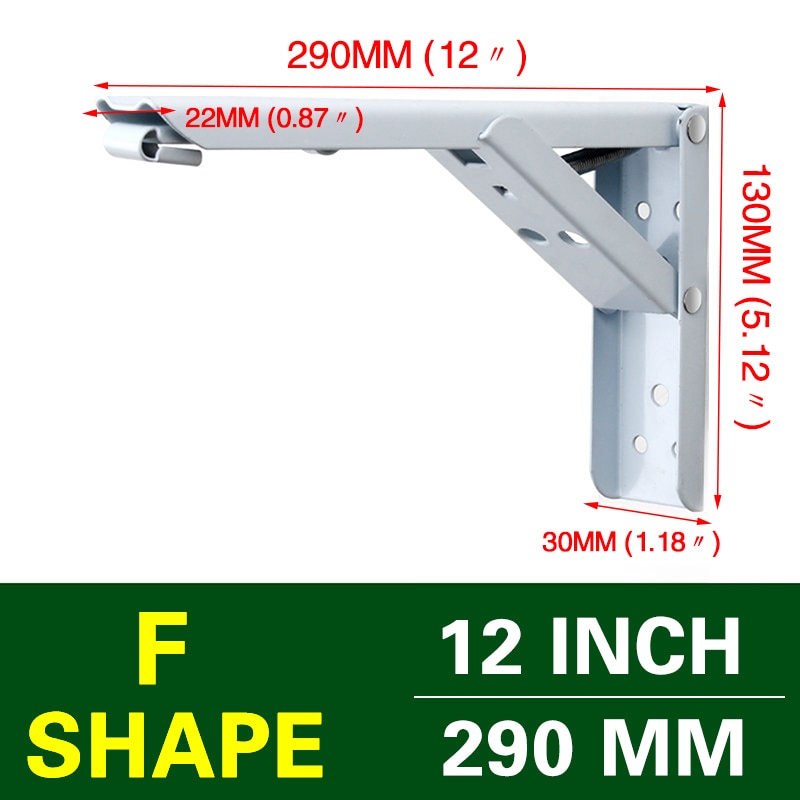 BowLift | Wall-Mounted Foldable Shelf Organizer Bracket