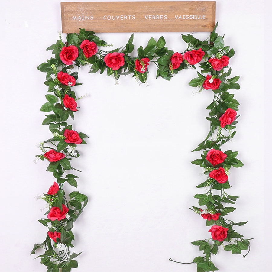 BowLift | Artificial Rose Hanging Wall Decoration