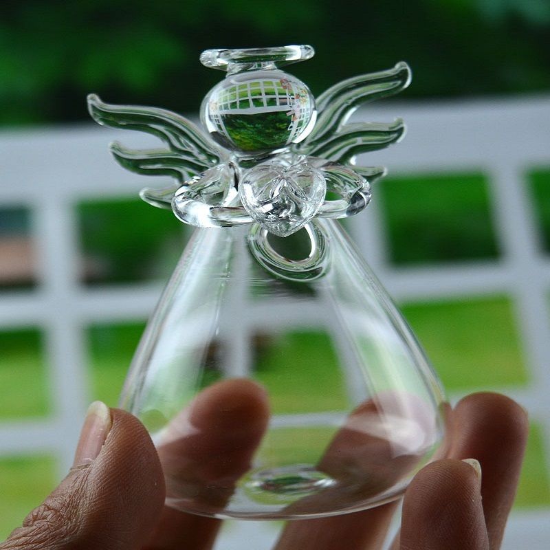BowLift | Angel Time Transparent Glass Vase