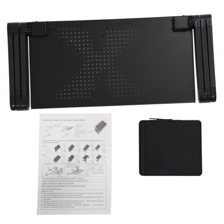 BowLift | Adjustable Ergonomic Portable Aluminum Laptop Desk.