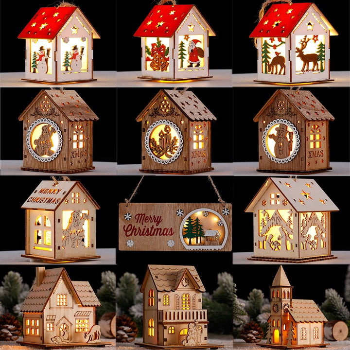 BowLift | DIY Wooden Hanging House Decor Glowing Lamp