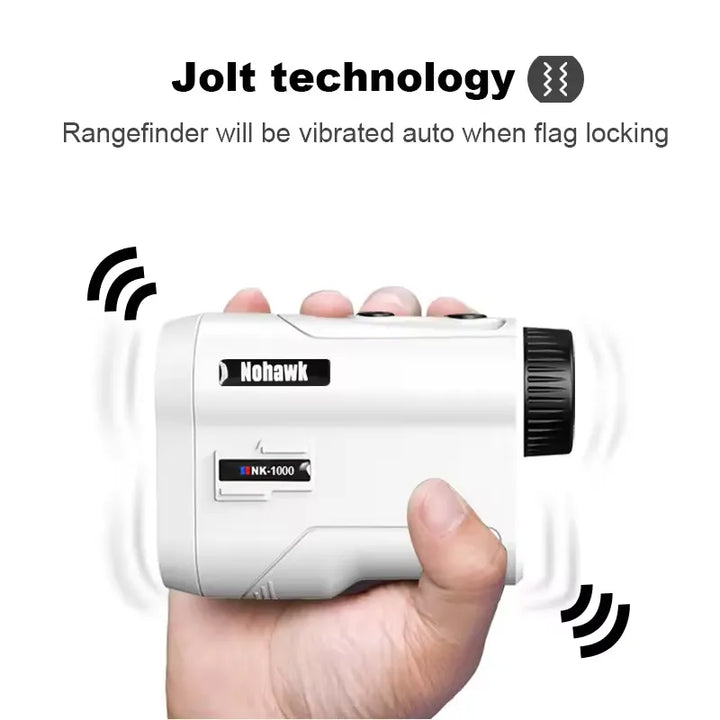 BowLift | Advanced Golf Rangefinder with Slope Compensation, 914m Range, 6x Magnification – Accurate Golf Rangefinder with Vibration Feedback