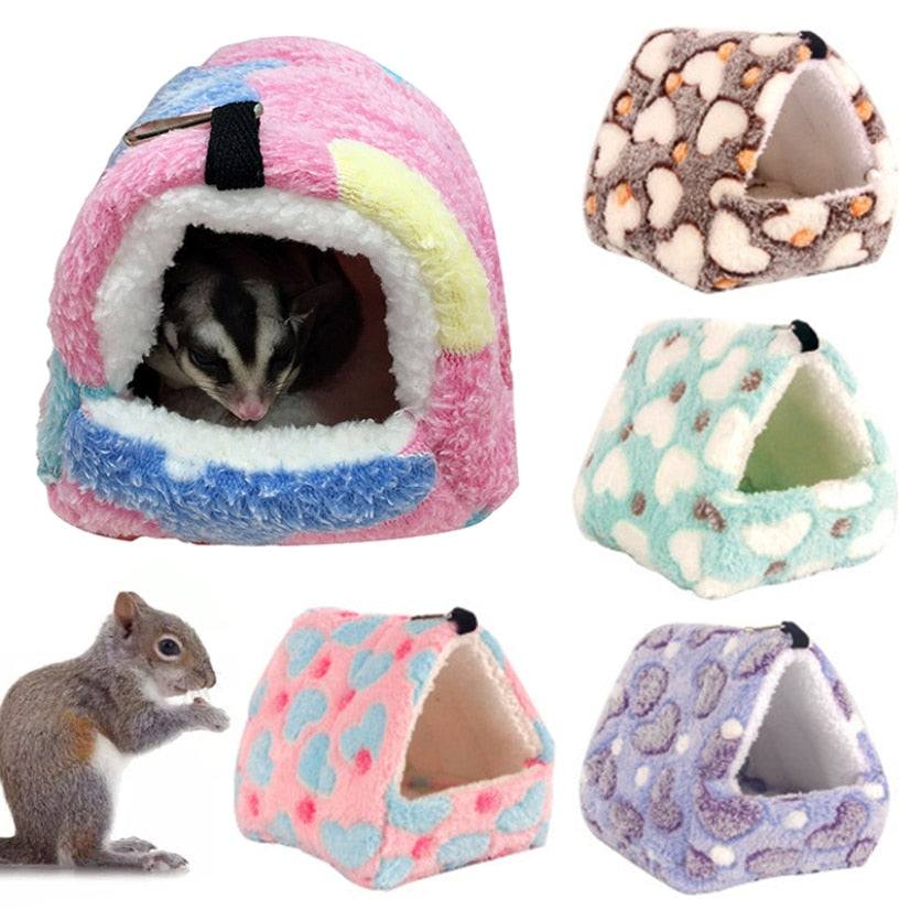 Soft Hamster House with Hammock Bowlift