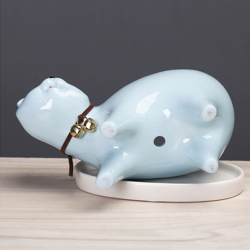 BowLift | Rising Cat Ceramic Flower Pot