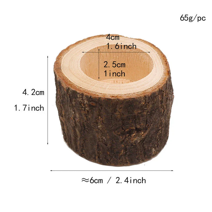 BowLift | Wood Candle Holders