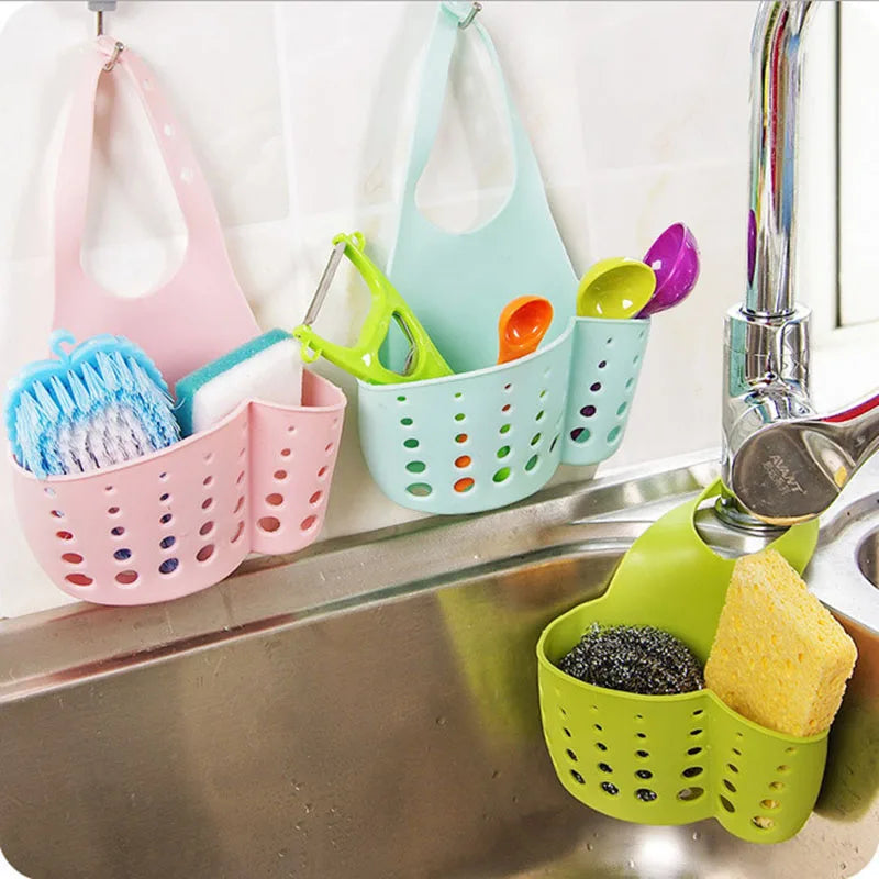FlexiSink – Adjustable Hanging Sink Organizer | Sponge and Soap Holder for Kitchen & Bath Bowlift