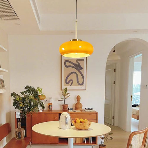 BowLift | Hailie | Modern pendant light made of glass in bread shape
