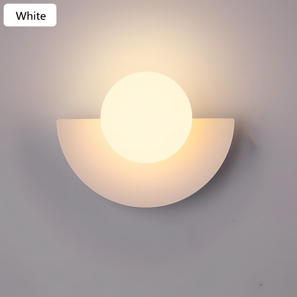 BowLift | Half Moon Wall Light Black | LED Wall Lamp Indoor