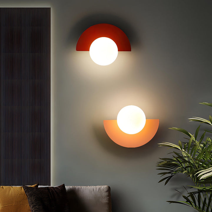 BowLift | Half Moon Wall Light Black | LED Wall Lamp Indoor