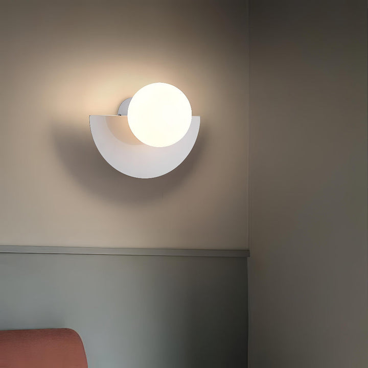 BowLift | Half Moon Wall Light Black | LED Wall Lamp Indoor