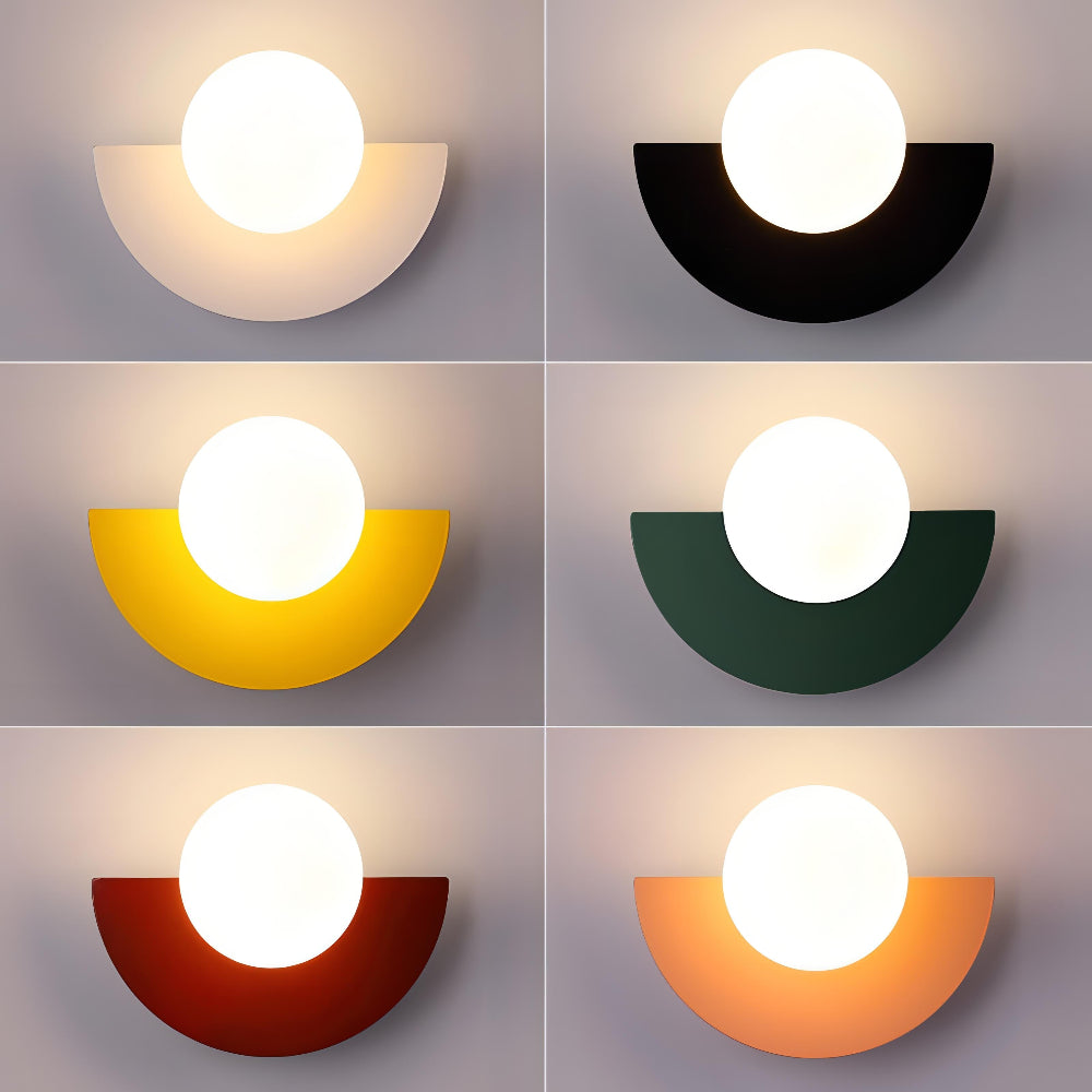 BowLift | Half Moon Wall Light Black | LED Wall Lamp Indoor