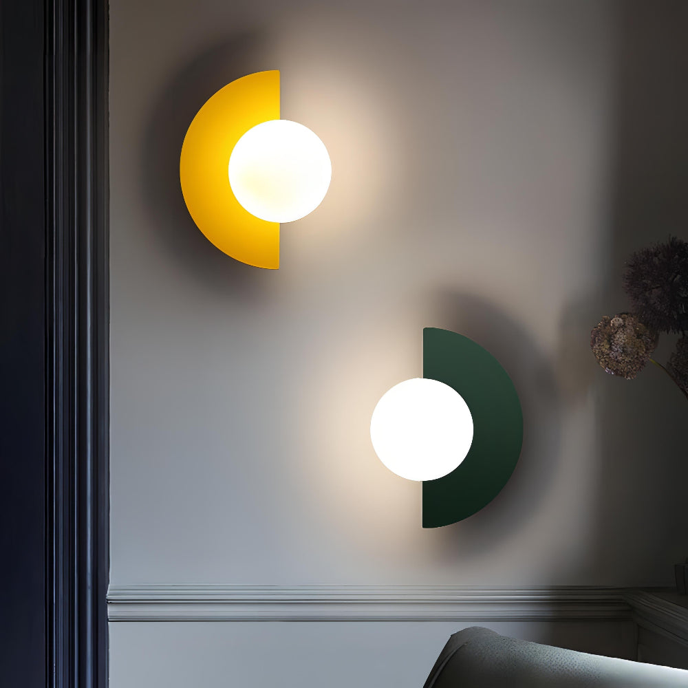 BowLift | Half Moon Wall Light Black | LED Wall Lamp Indoor