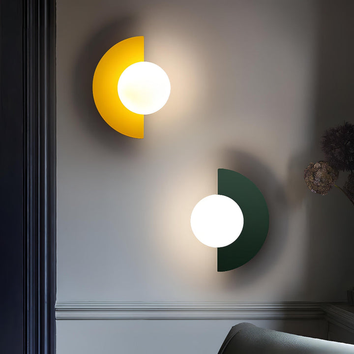 BowLift | Half Moon Wall Light Black | LED Wall Lamp Indoor