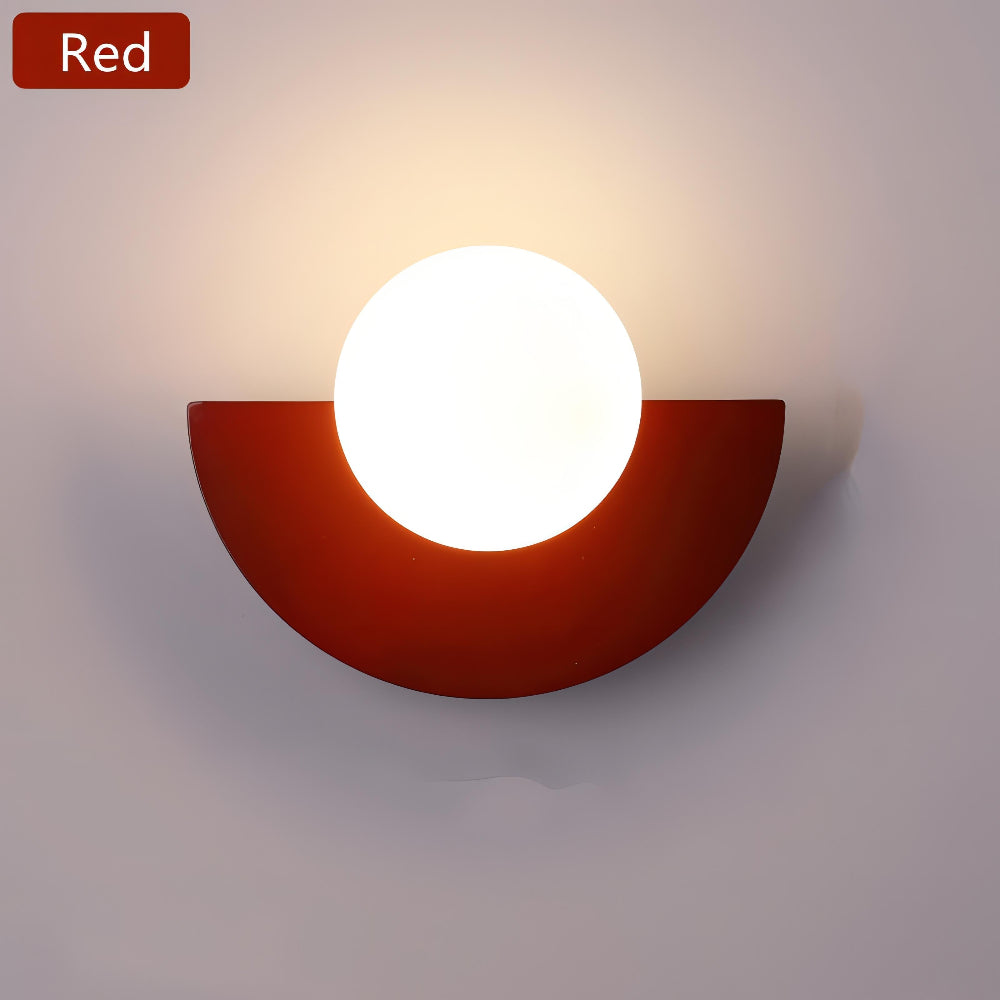 BowLift | Half Moon Wall Light Black | LED Wall Lamp Indoor