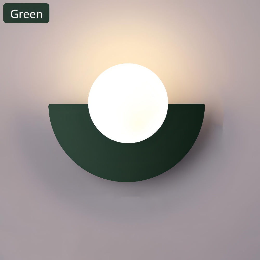 BowLift | Half Moon Wall Light Black | LED Wall Lamp Indoor
