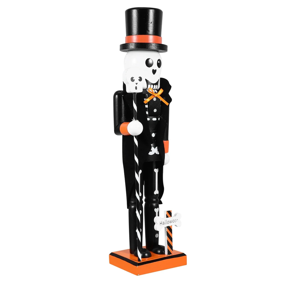 BowLift | Halloween Nutcracker | Hand-painted Wooden Decoration