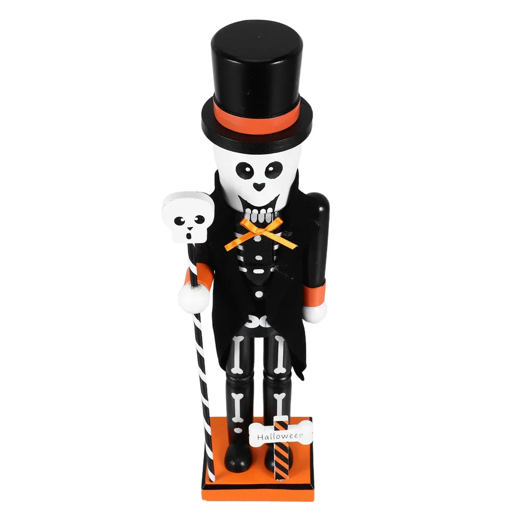 BowLift | Halloween Nutcracker | Hand-painted Wooden Decoration