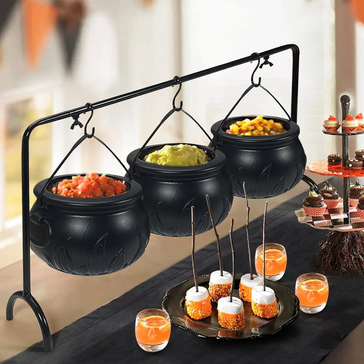 BowLift | Halloween Witch Cauldron Set | 3-piece Serving Set for Decoration