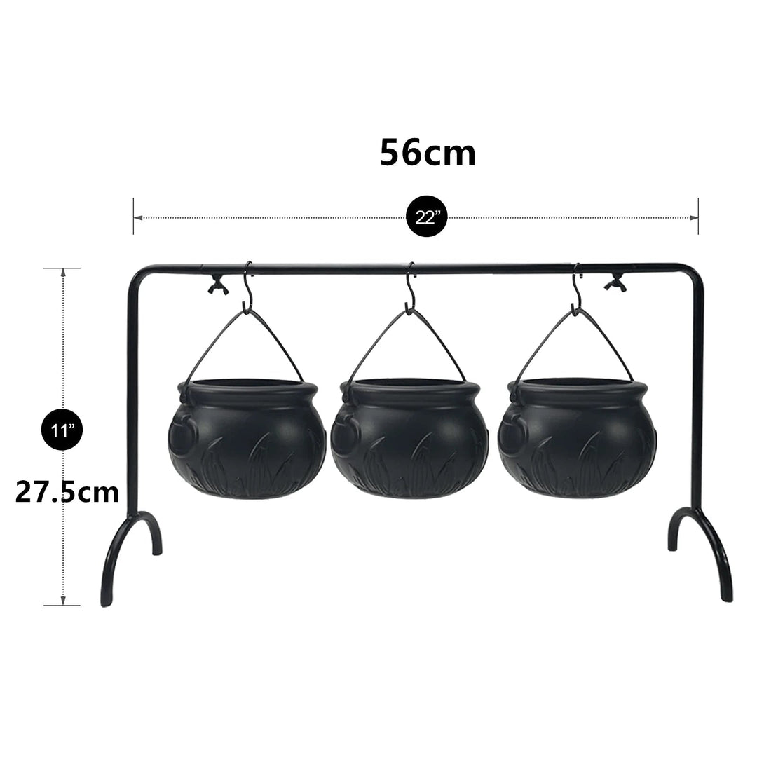 BowLift | Halloween Witch Cauldron Set | 3-piece Serving Set for Decoration
