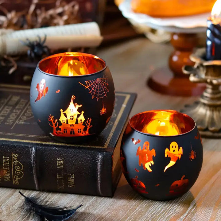 BowLift | Halloween Candle Holder Set | Decorative Table Decoration